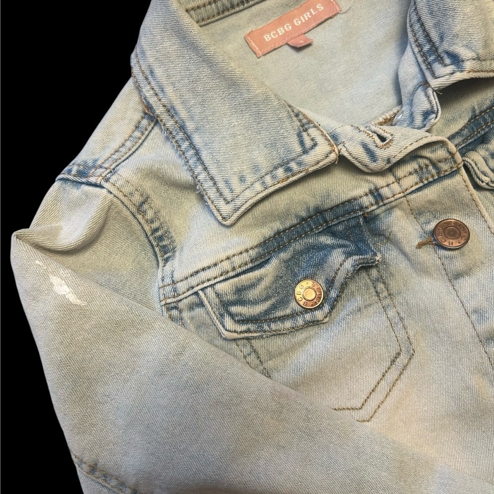 Upcycled jean jacket!! - Picture 3 of 5